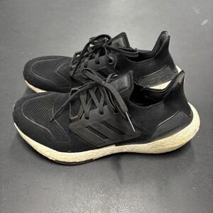 Adidas Womens Ultraboost 22 GX5591‎ Black White Boost Running Shoes Sz 8.5 US